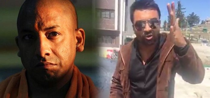 एजाज खान ने योगी मोदी और गौ रक्षकों पर किया गंदा कमेंट कहा दम है तो ये करो