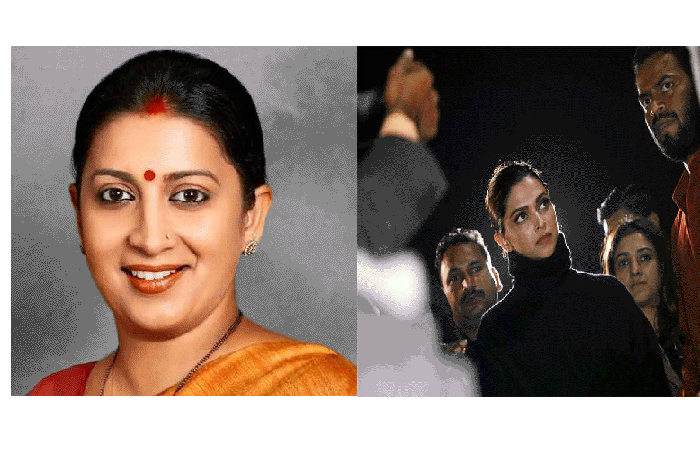 स्मृति का दीपिका पर निशाना कहा जो देश के टुकड़े करना चाहते है दीपिका उनके साथ खड़ी हुईं