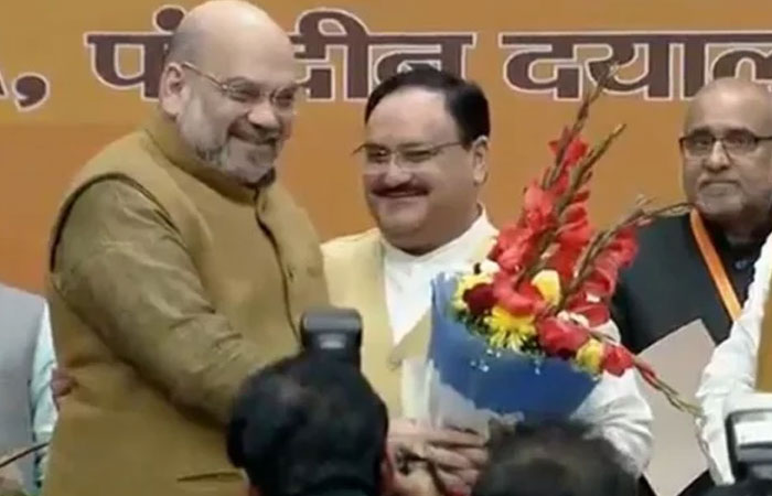 जे पी नड्डा बने भाजपा के 11वें अध्यक्ष