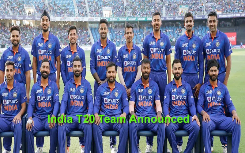 India Squad for ICC Mens T20 World Cup 2022