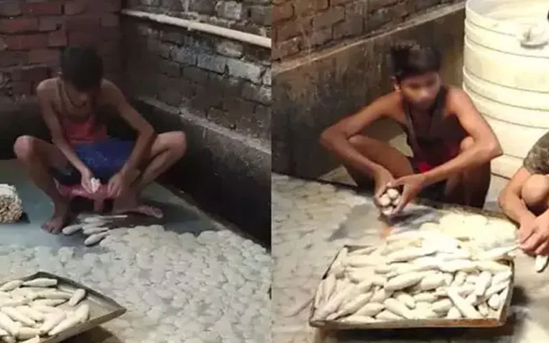 सोया चाप खाने वाले सावधान फरीदाबाद में नकली चाप बने वाली फैक्ट्री का भंडाफोड़